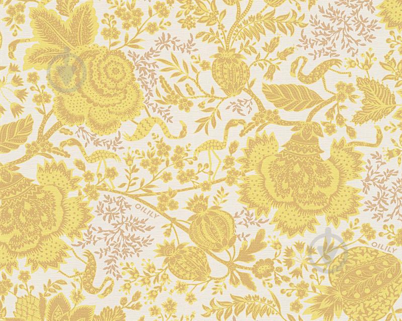 Флизелиновые обои A.S.CREATION OILILY ATELIER 30275-1 Желтые