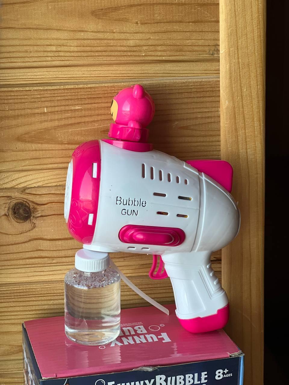 Генератор бластер/игрушка-пистолет мыльных пузырей с LED-подсветкой (AND 388-10) - фото 2 Генератор бластер/игрушка-пистолет мыльных пузырей с LED-подсветкой (AND 388-10) - фото 2