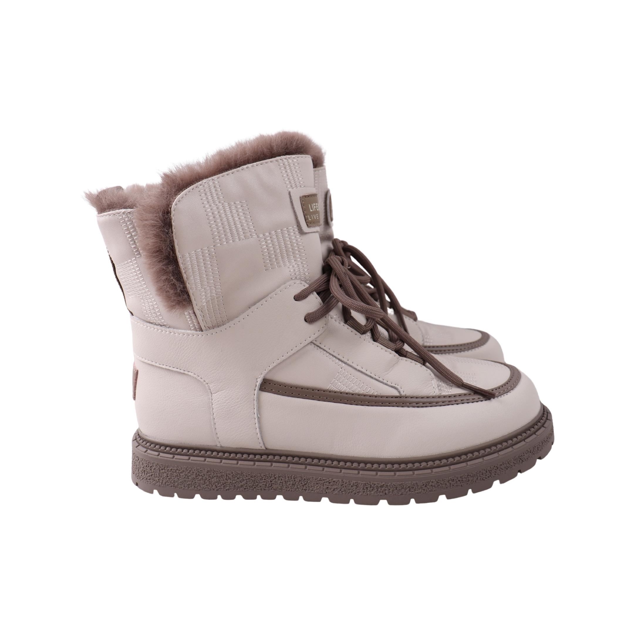 Ботинки женские Lifexpert натуральная кожа р. 37 Молочный (1385-24ZHC)