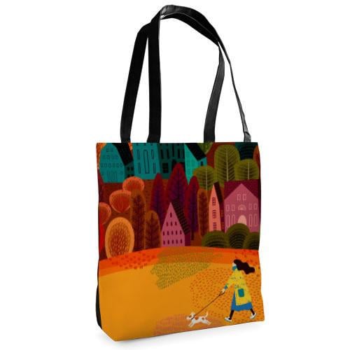 Сумка тканевая Presentville Tenderness Осень в большом городе (ST 22S004 BL) Сумка тканевая Presentville Tenderness Осень в большом городе (ST 22S004 BL)