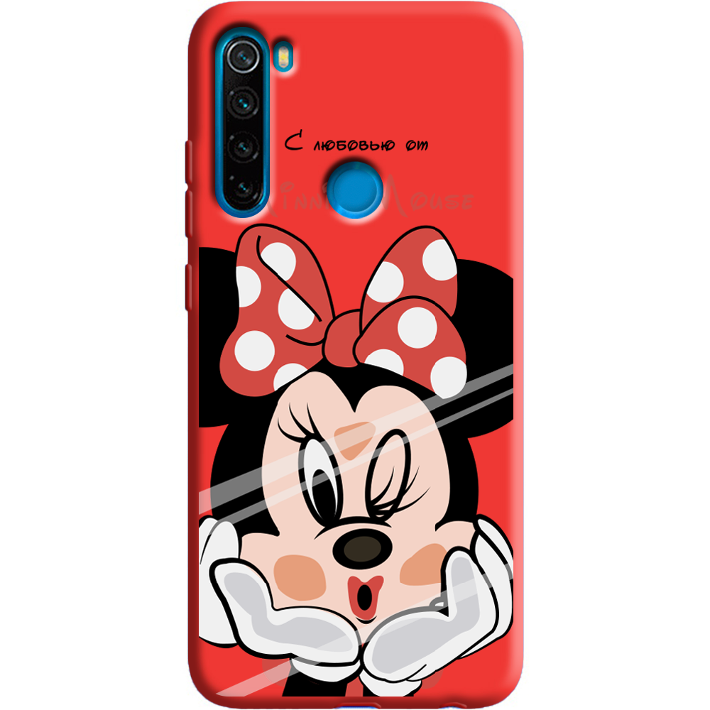 Чехол Boxface Xiaomi Redmi Note 8 Lady M Красный силикон (38214-cc59-38683)