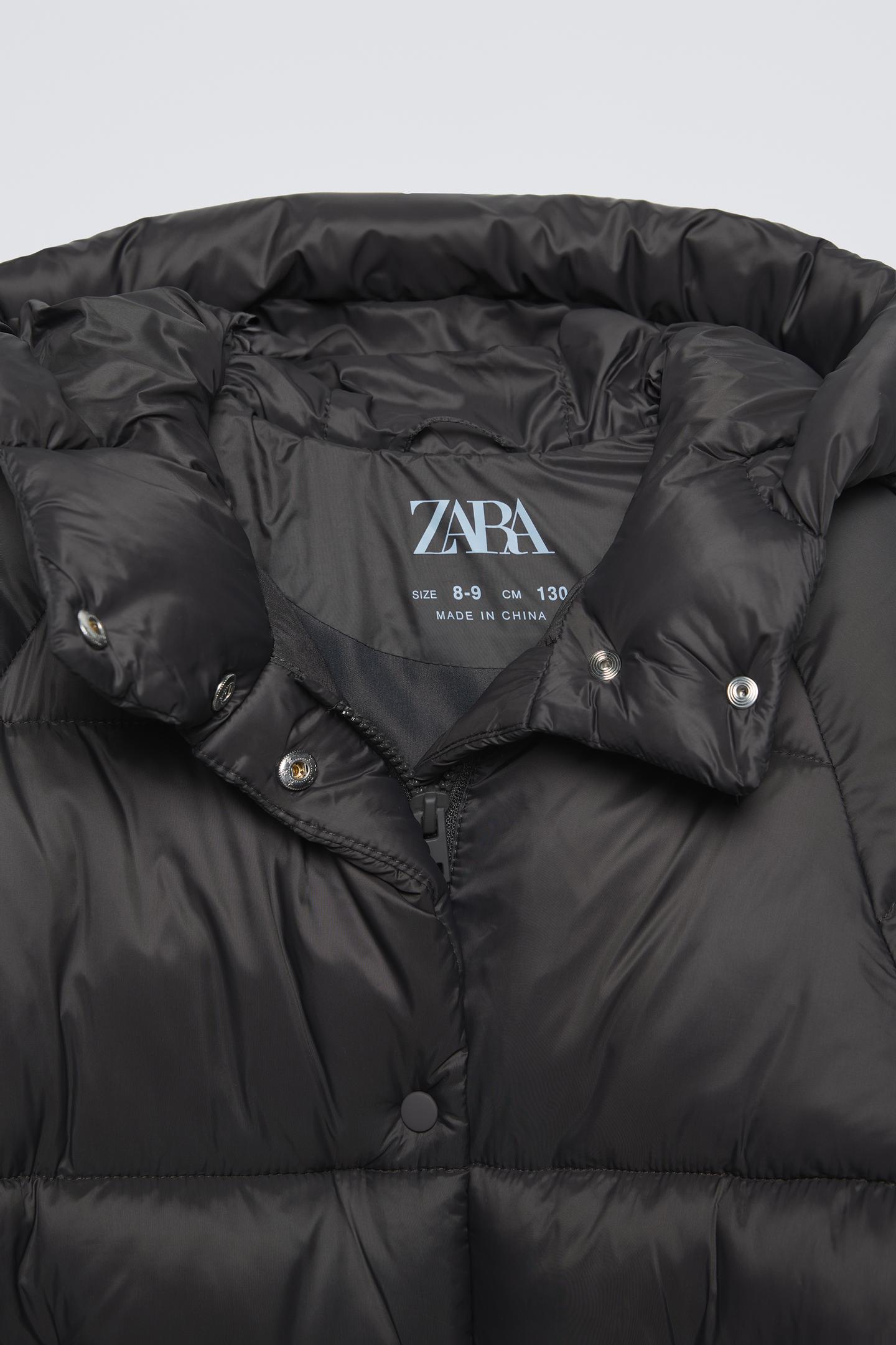 Куртка на дівчинку Zara 152 см Чорний (0562736807) - фото 3 Куртка на дівчинку Zara 152 см Чорний (0562736807) - фото 3