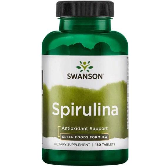 Спирулина Swanson Greens Spirulina 500 мг 180 Tabs (SWA-06010)