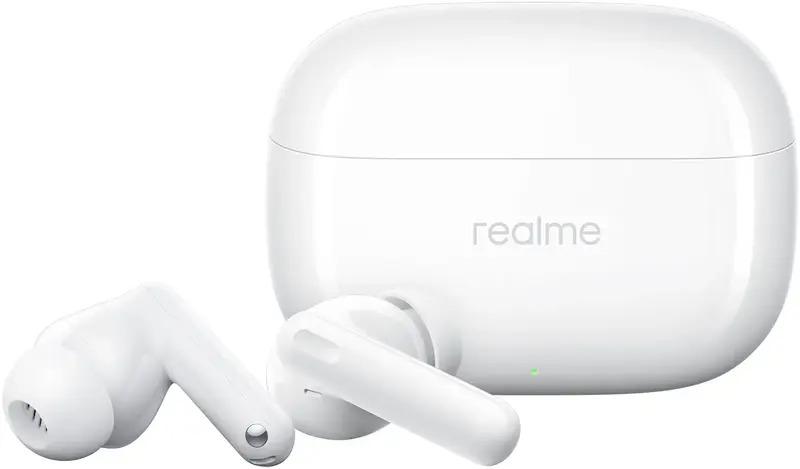 Навушники бездротові Realme Buds T310 Bluetooth 5.4 ANC TWS White (26074606) - фото 3 Навушники бездротові Realme Buds T310 Bluetooth 5.4 ANC TWS White (26074606) - фото 3