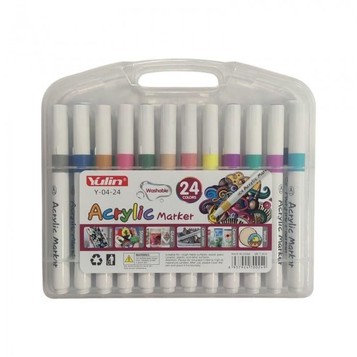 Набор маркеров акриловых для скетчинга в кейсе 24 шт. (52913) Набор маркеров акриловых для скетчинга в кейсе 24 шт. (52913)