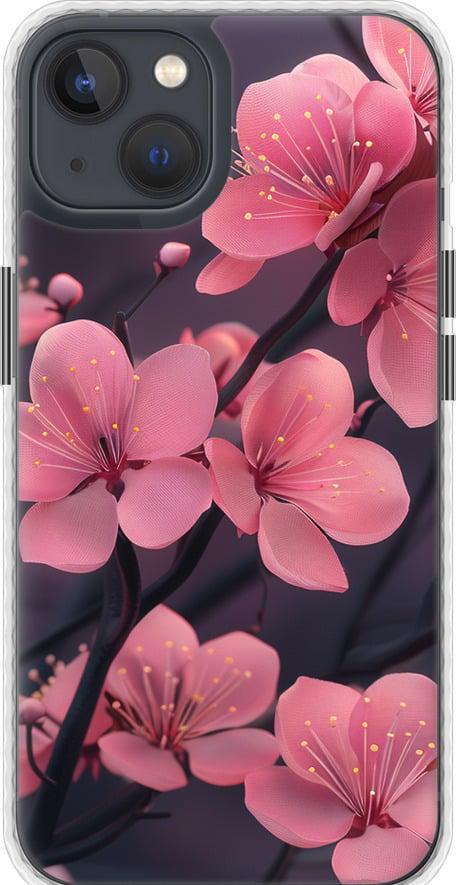 Чехол на iPhone 13 Пурпурная сакура (6075pm-2374-42517)