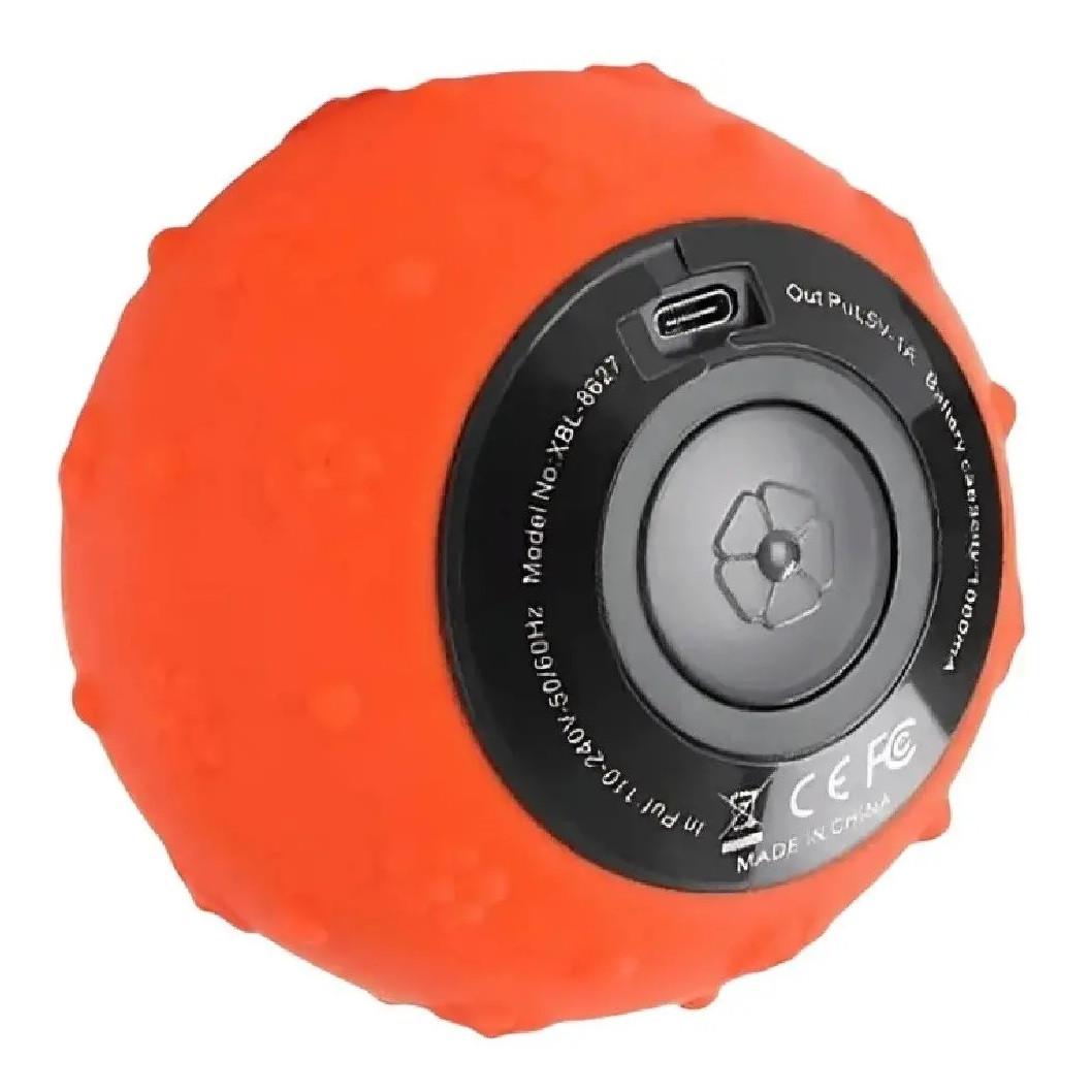 Электромассажер аккумуляторный RIAS XBL-8627 шар 3 скорости 9 см Orange (3_07408)