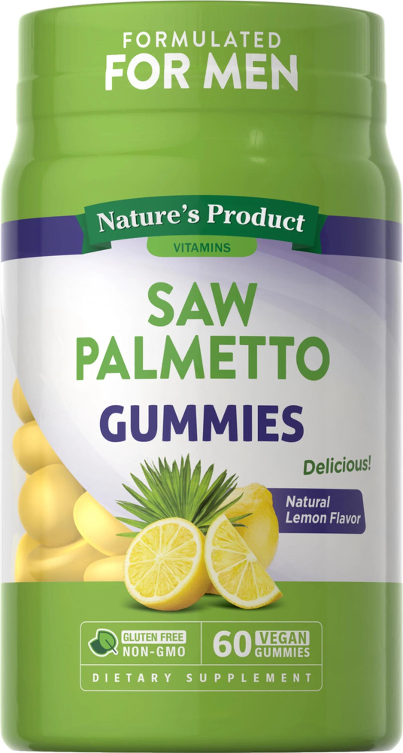 Экстракт пальметто Nature's Truth Saw Palmetto Natural Lemon 60 vegan gummies