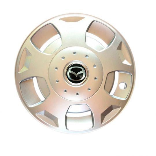 Автомобильные колпаки SKS 404 R16 с логотипом Mazda 4 шт. Серебристый