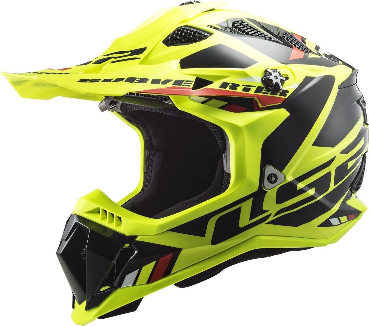 Мотошлем LS2 MX700 Subverter Evo Stomp M Hi-Vis Yellow/Black (21625)