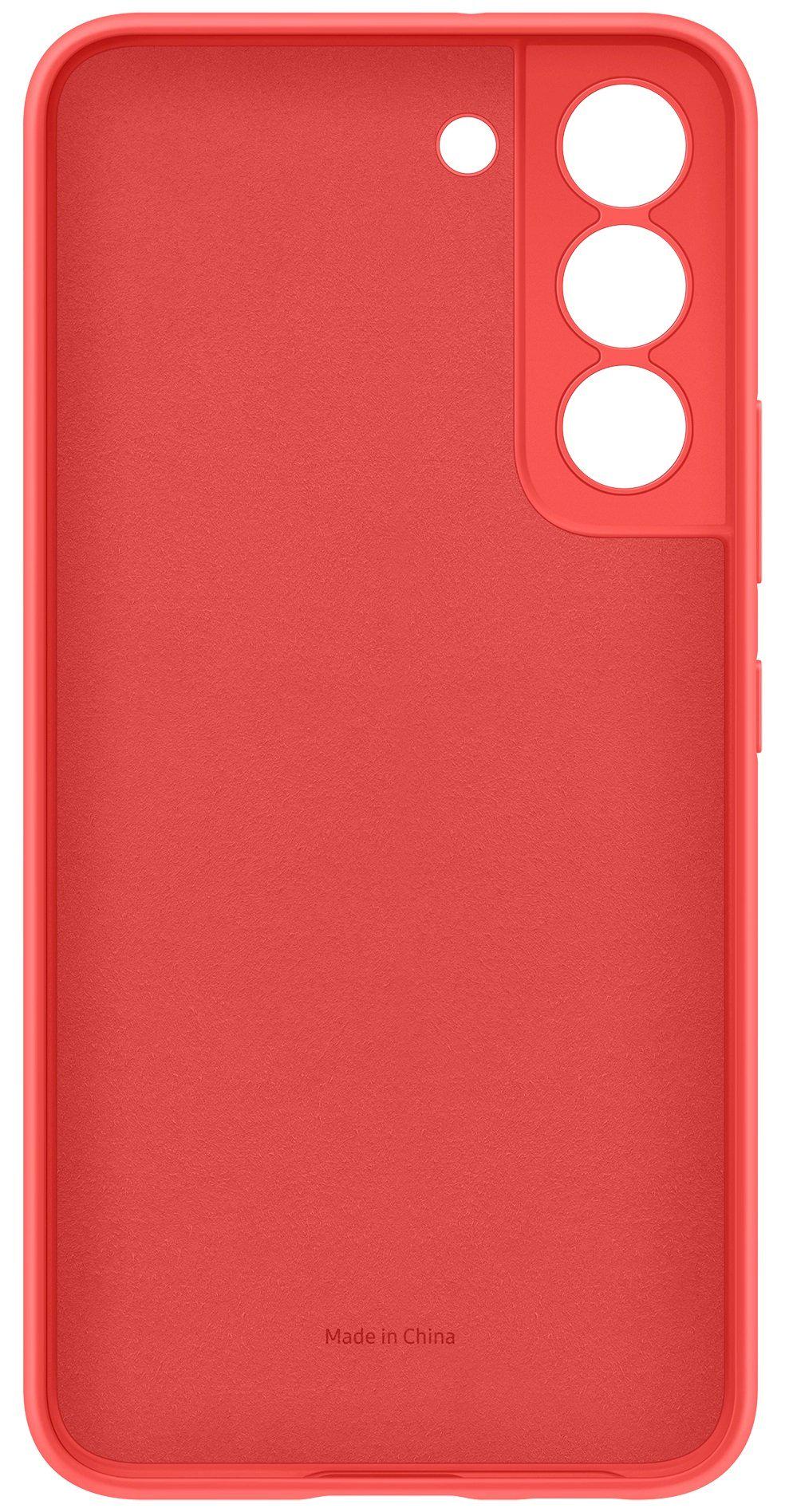 Чохол Samsung Galaxy S22 Plus S906 Silicone Cover EF-PS906TLEGRU (Glow Red) - фото 4