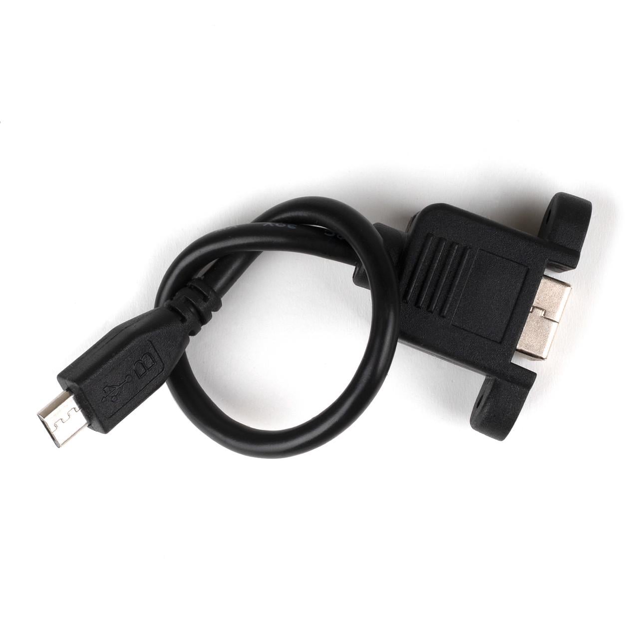 Переходник с USB Type-B на Micro-USB 20 см - фото 3