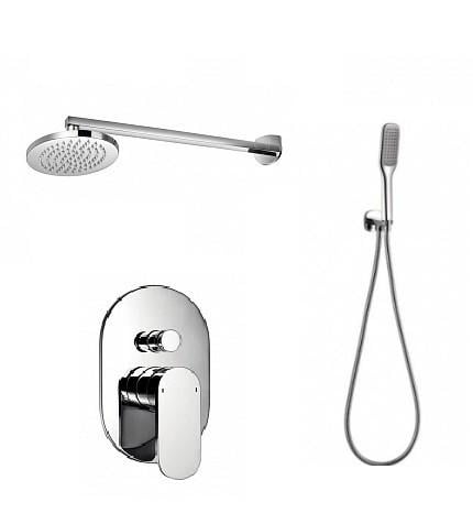 Душова система прихованого монтажу Aqua-World з тропічним душем (КСм03)