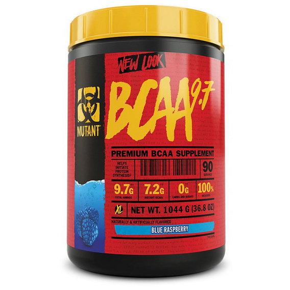 Аминокислота BCAA для спорта Mutant BCAA 9,7 1044 г 90 порций Blue Raspberry