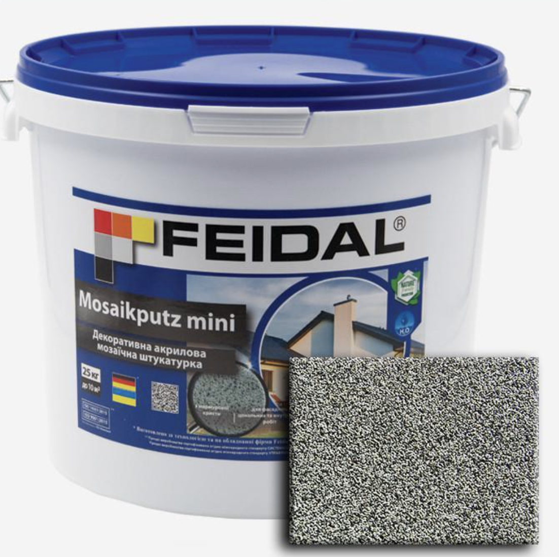 Декоративная штукатурка акриловая Feidal Mosaikputz mini А18 мозаичная 15 кг (27581848)
