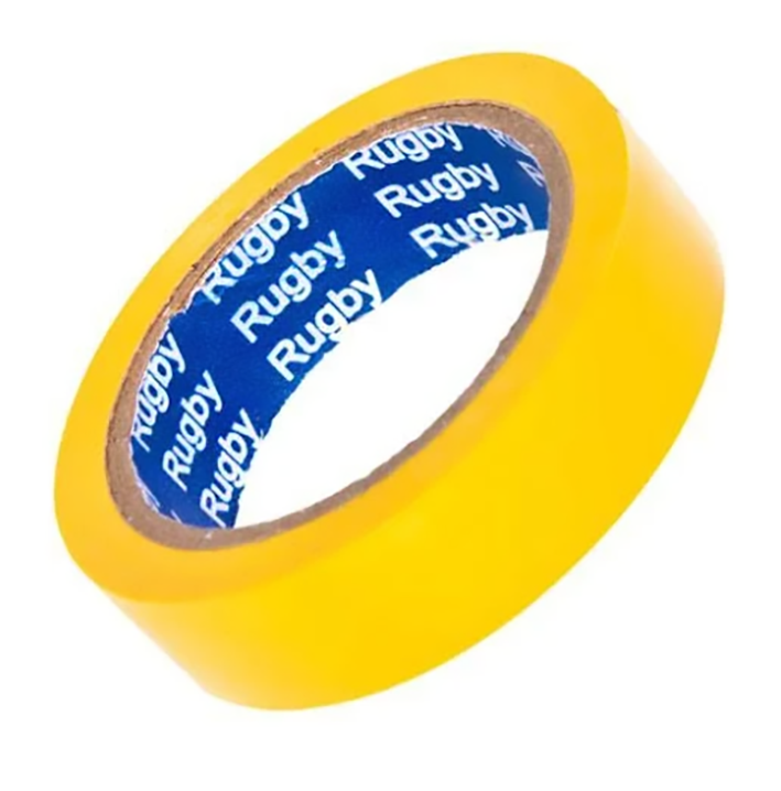 Изолента Rugby ПВХ 50 м Желтый (MMS-IZ50A-P)