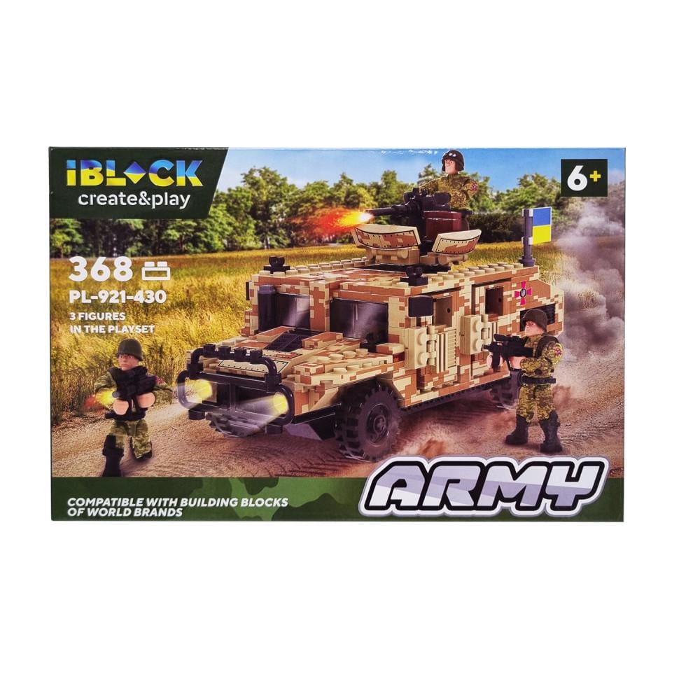 Конструктор IBLOCK Армия 280 дет. от 6 лет (IC-187-C-654)