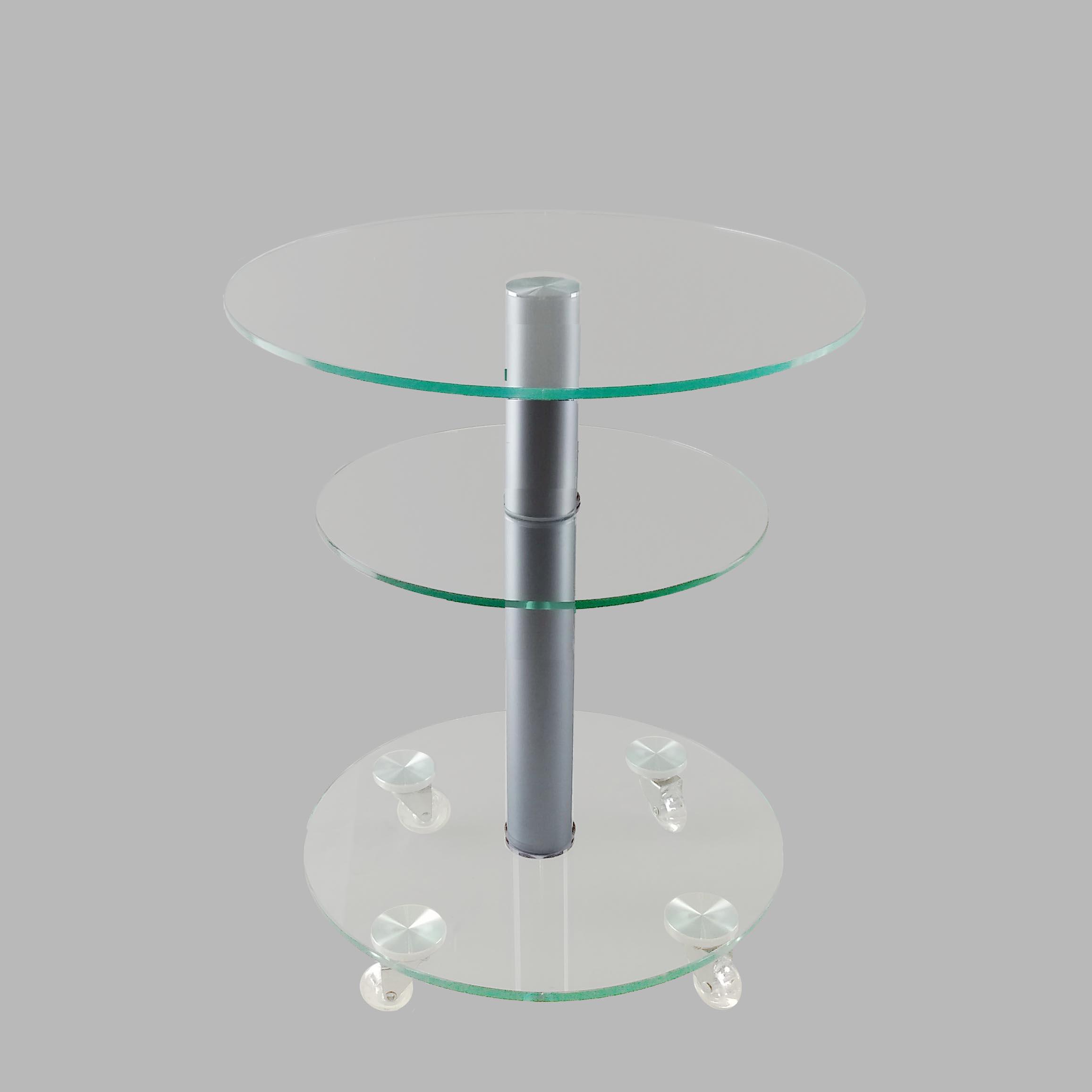 Стол журнальный стеклянный Commus Bravo Standart K ccc-alm60 Прозрачный (433320261) - фото 2 Стол журнальный стеклянный Commus Bravo Standart K ccc-alm60 Прозрачный (433320261) - фото 2