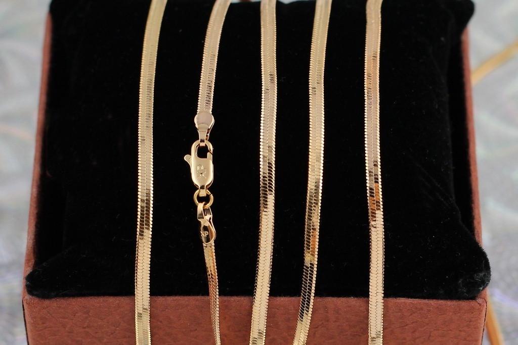 Цепь Xuping Jewelry Снейк 50 см 2,5 мм Золотистый (1656355278)