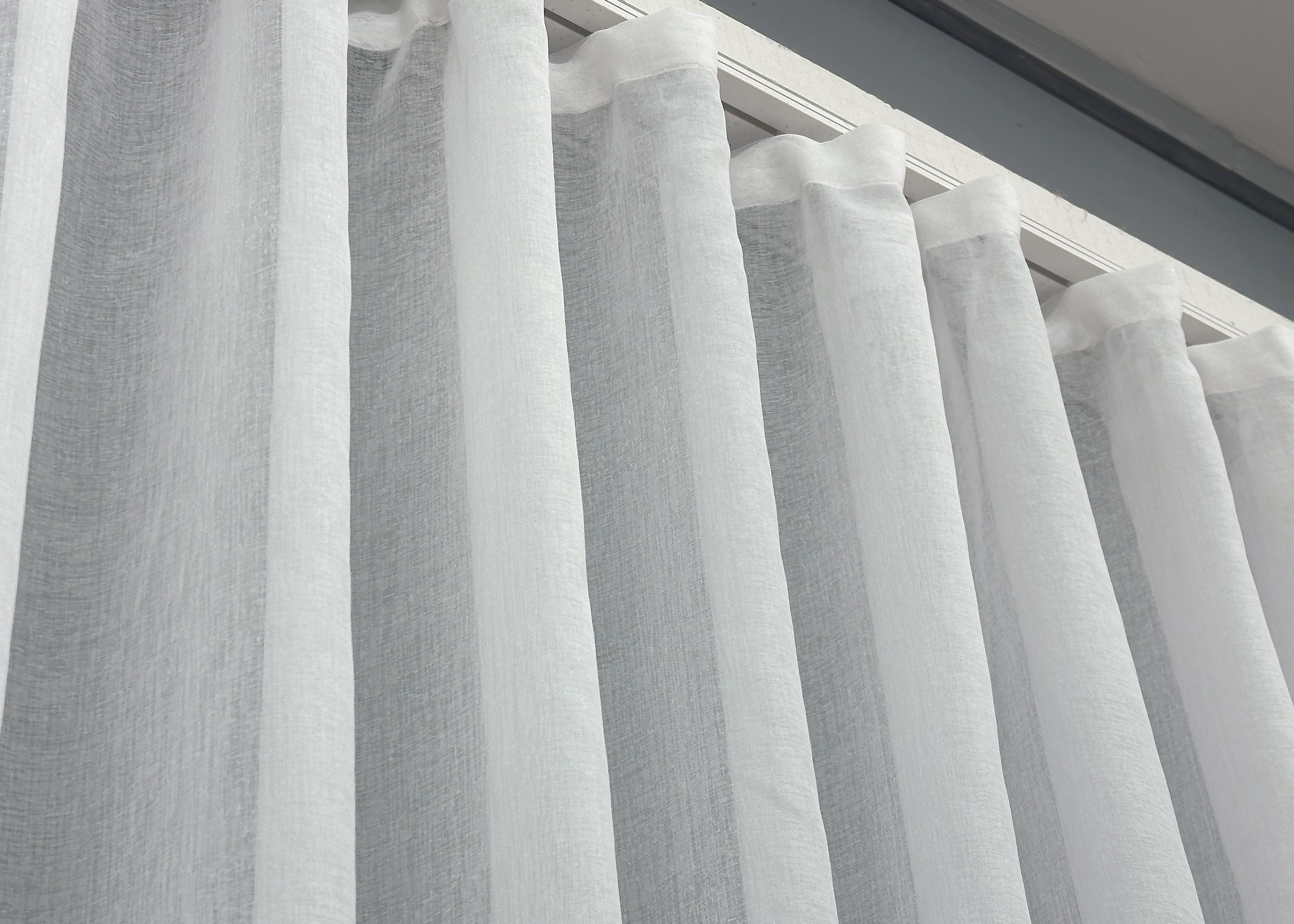 Тюль VR-Textil №829т Омбре Батист 300х250 см Красный/Белый (42-0551) - фото 8