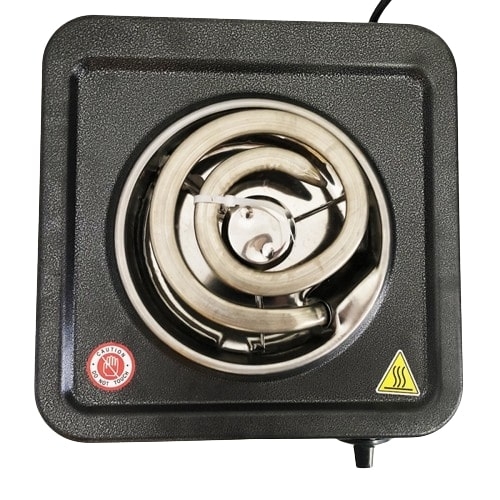 Електроплита Domotec MS-5531 настільна одноконфоркова 1000 Вт Gray (tf4094)