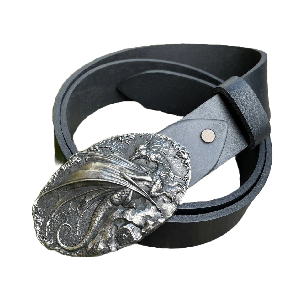 Ремень с пряжкой Gorillas BBQ Accessories Дрогон нейзильбер (bb41)