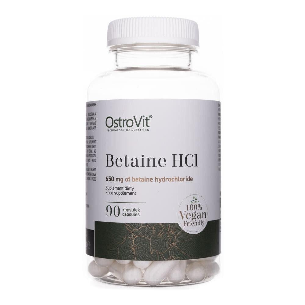 Бетаина гидрохлорид OstroVit Betaine HCL 90 caps