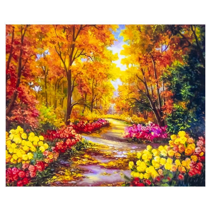 Алмазна мозаїка Осінній парк 5D повна на підрамнику 30х40 см (GLD61651) - фото 1 Алмазна мозаїка Осінній парк 5D повна на підрамнику 30х40 см (GLD61651) - фото 1