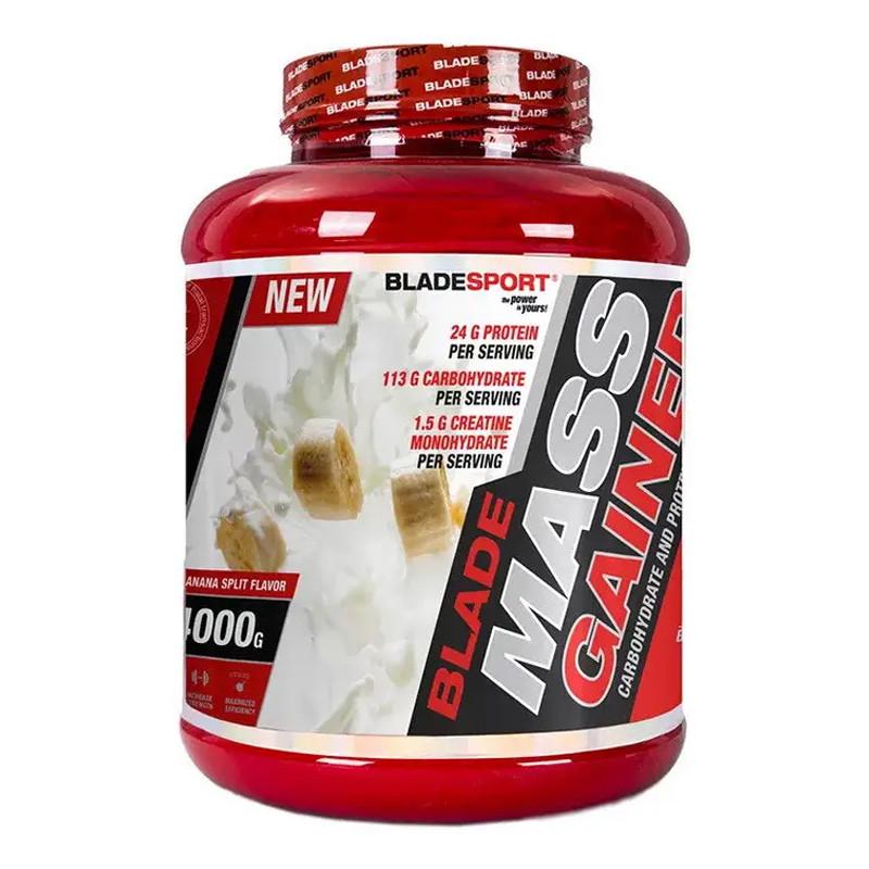 Гейнер высокоуглеводный BLADE Sport Mass Gainer Банановый сплит 4 кг (22887-01) - фото 1