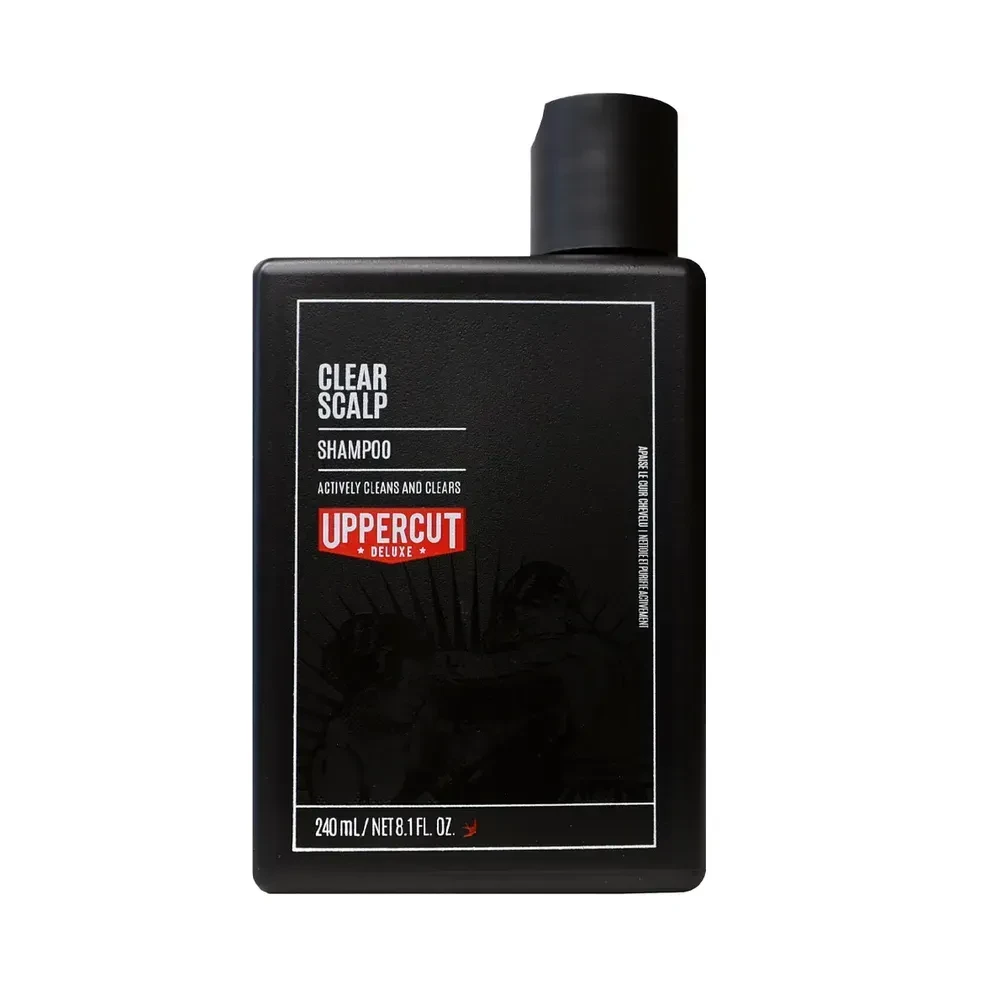 Шампунь Uppercut Deluxe Clear Scalp Shampoo для уменьшения лупы зуда и шелушения 240 мл