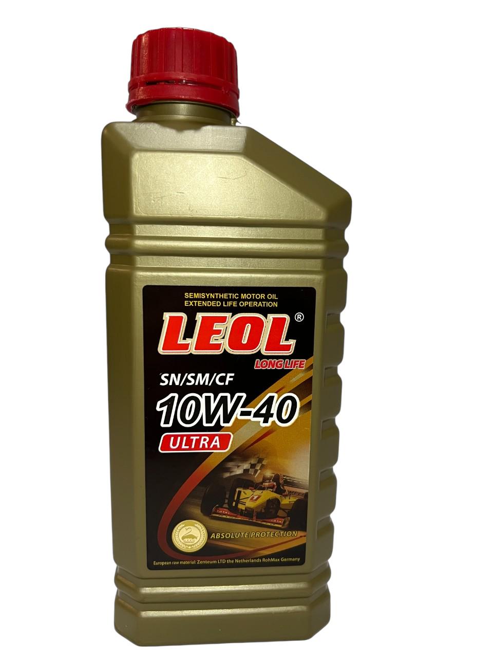 Моторна олива Леол Ультра 10W-40 SN/SM/CF 1 л (710652328) Моторна олива Леол Ультра 10W-40 SN/SM/CF 1 л (710652328)