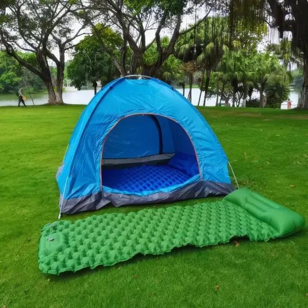 Надувний матрац 190х58х5 см з вбудованим насосом і подушкою - фото 5 Надувний матрац 190х58х5 см з вбудованим насосом і подушкою - фото 5