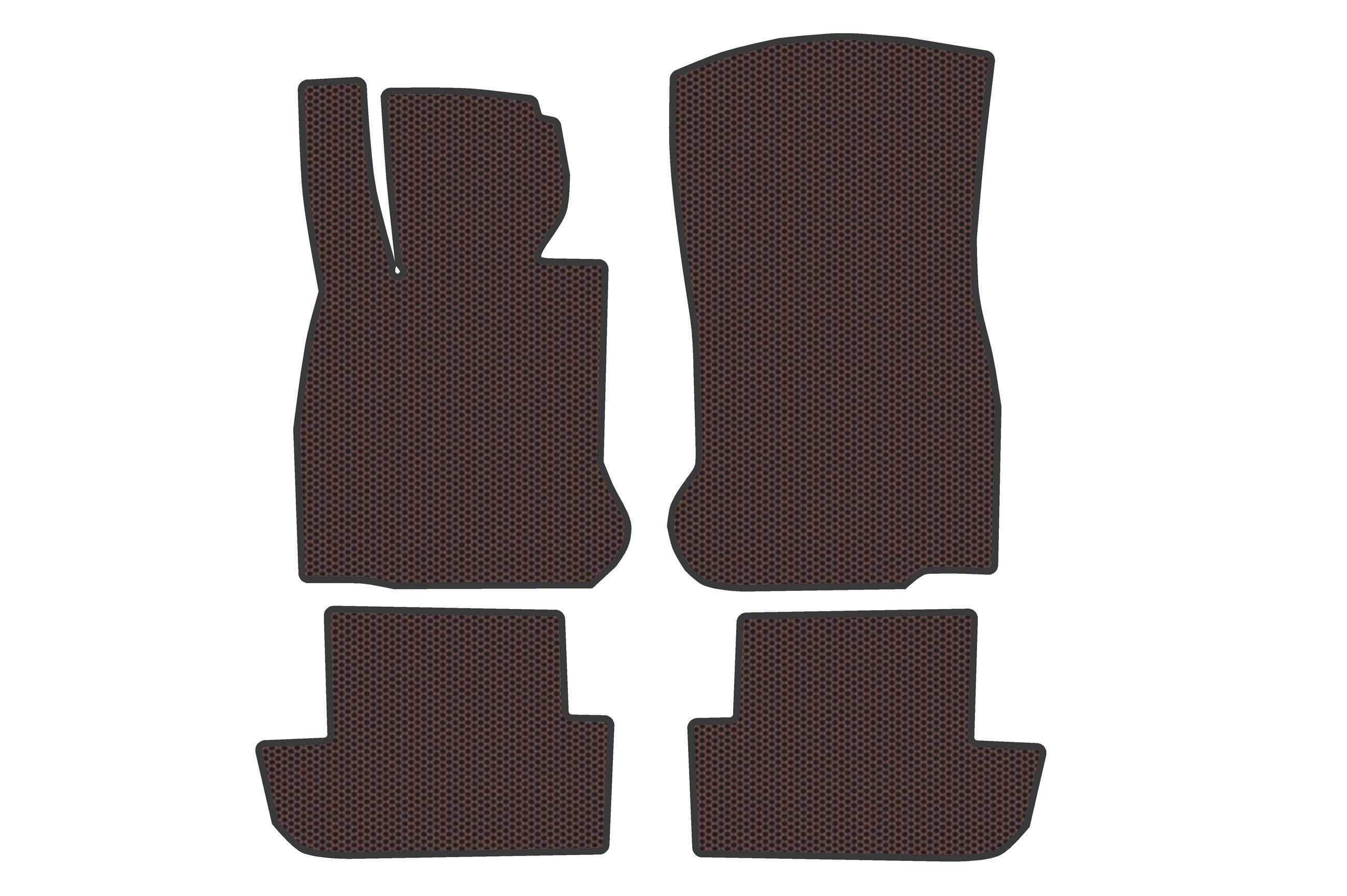 Коврики резиновые Digital Designs Carsuit для BMW 6 серия F12/F13/F06 2011-2018 г. Коричневый (185311)