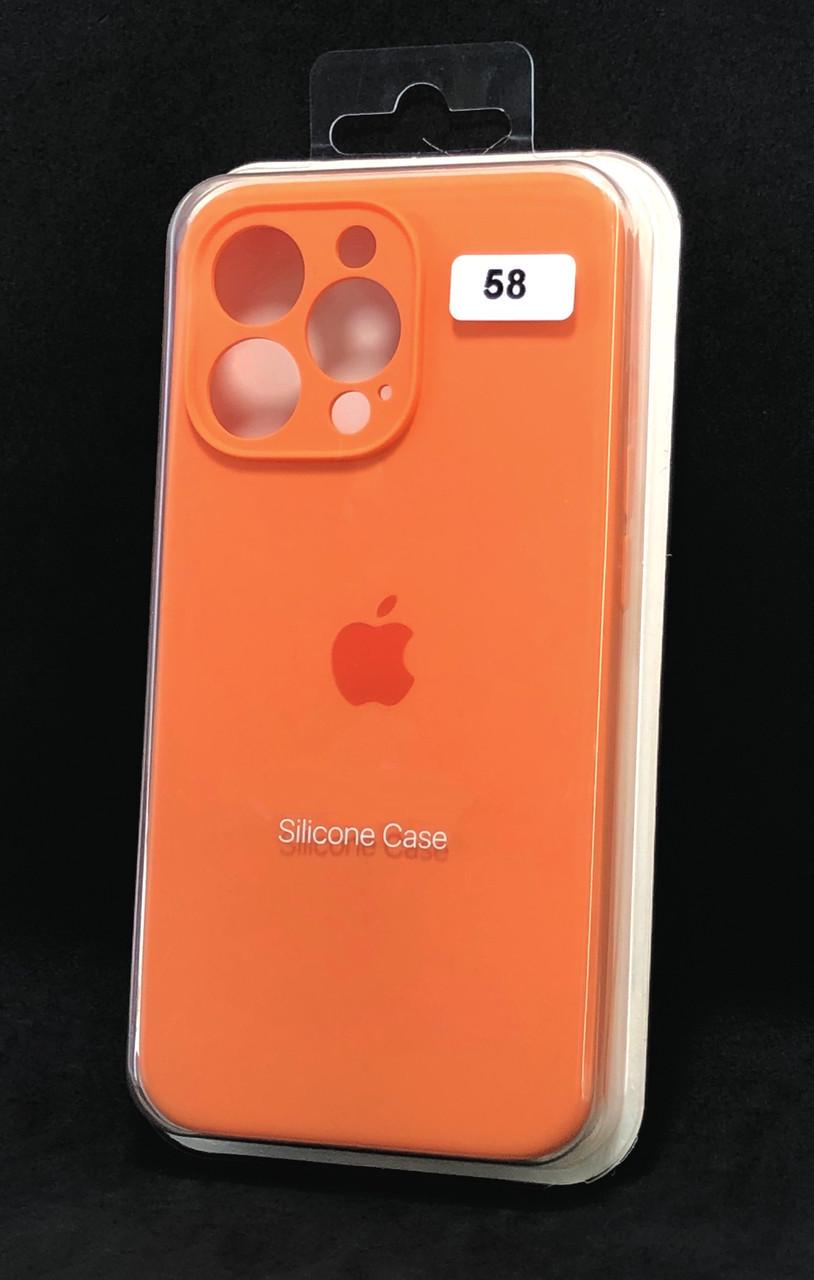 Чехол для телефона iPhone 15ProMax Silicone Case FULL Camera №58 carrot