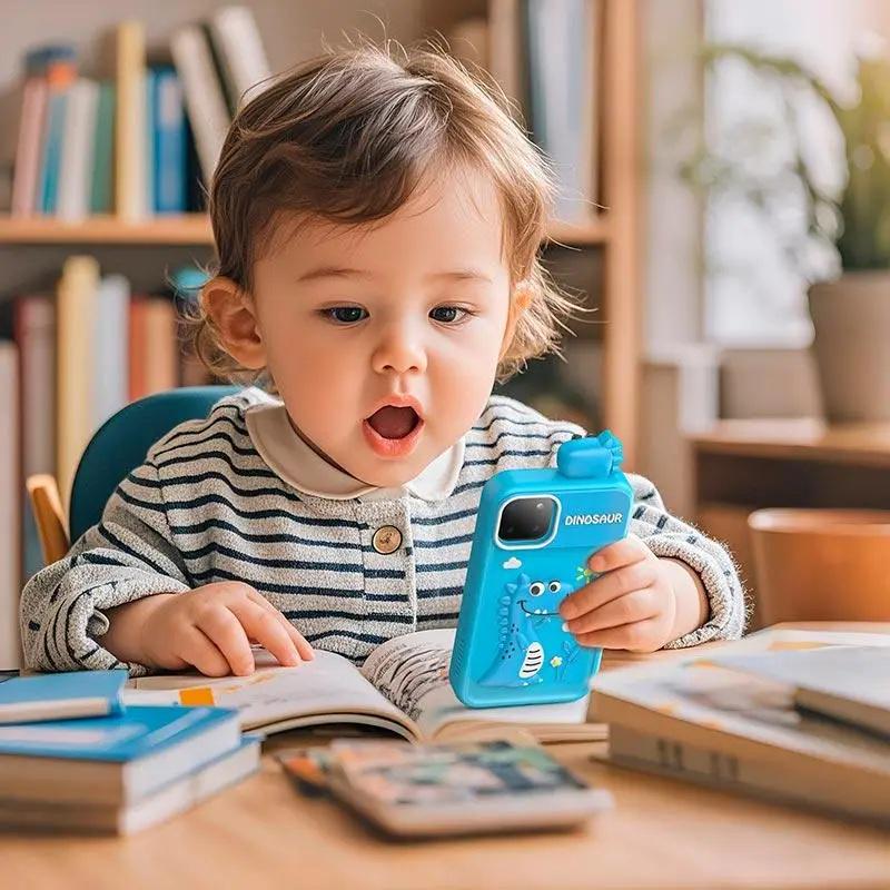 Телефон детский Hoco Y103 2.8" 8GB Dual Camera USB-C Blue (cd6b9d79) - фото 7 Телефон детский Hoco Y103 2.8" 8GB Dual Camera USB-C Blue (cd6b9d79) - фото 7