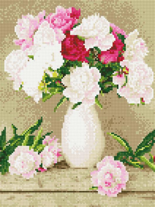 Алмазная мозаика Rainbow Art Нежные пионы 30x40 см (EJ1224)