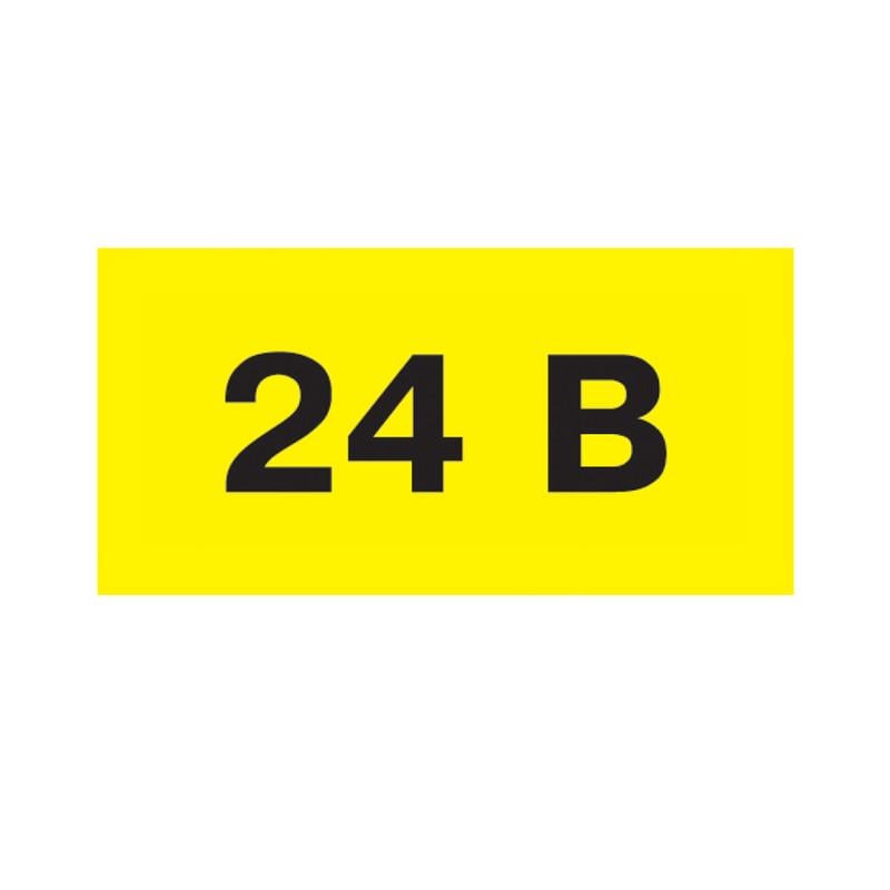 Етикетка самоклеюча E.NEXT e.sticker.voltage.24.1 знак 24V 40x20 мм на аркуші 102 шт. Жовтий (s053310)