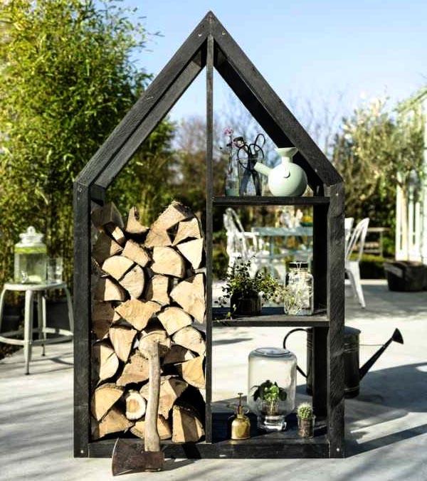 Дровница деревянная из дерева Керсивин Венге (ДРВ-002612)