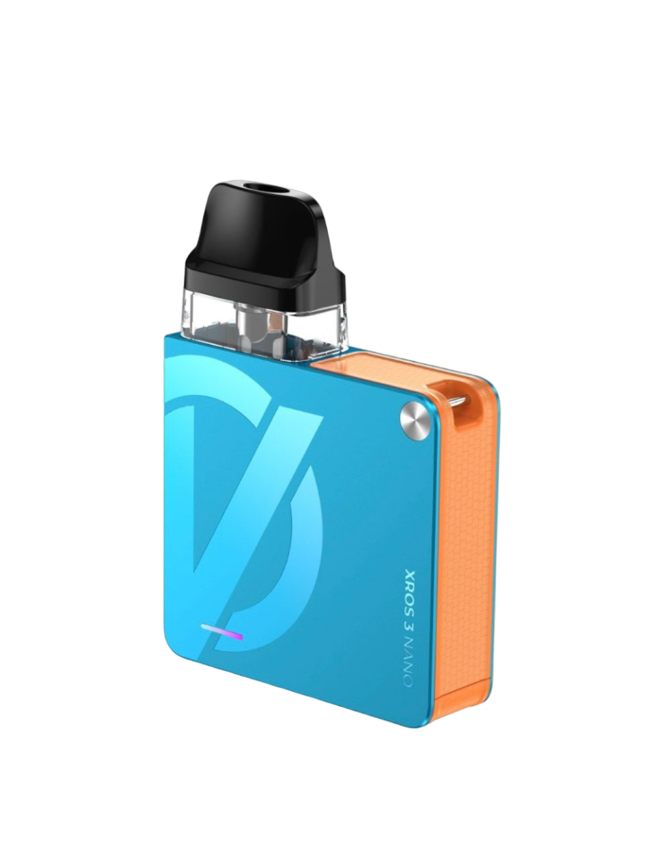 POD-система Vaporesso XROS 3 Nano Pod Kit многоразовая 1000 mAh 2 мл Bondi Blue (d1a65868) - фото 1