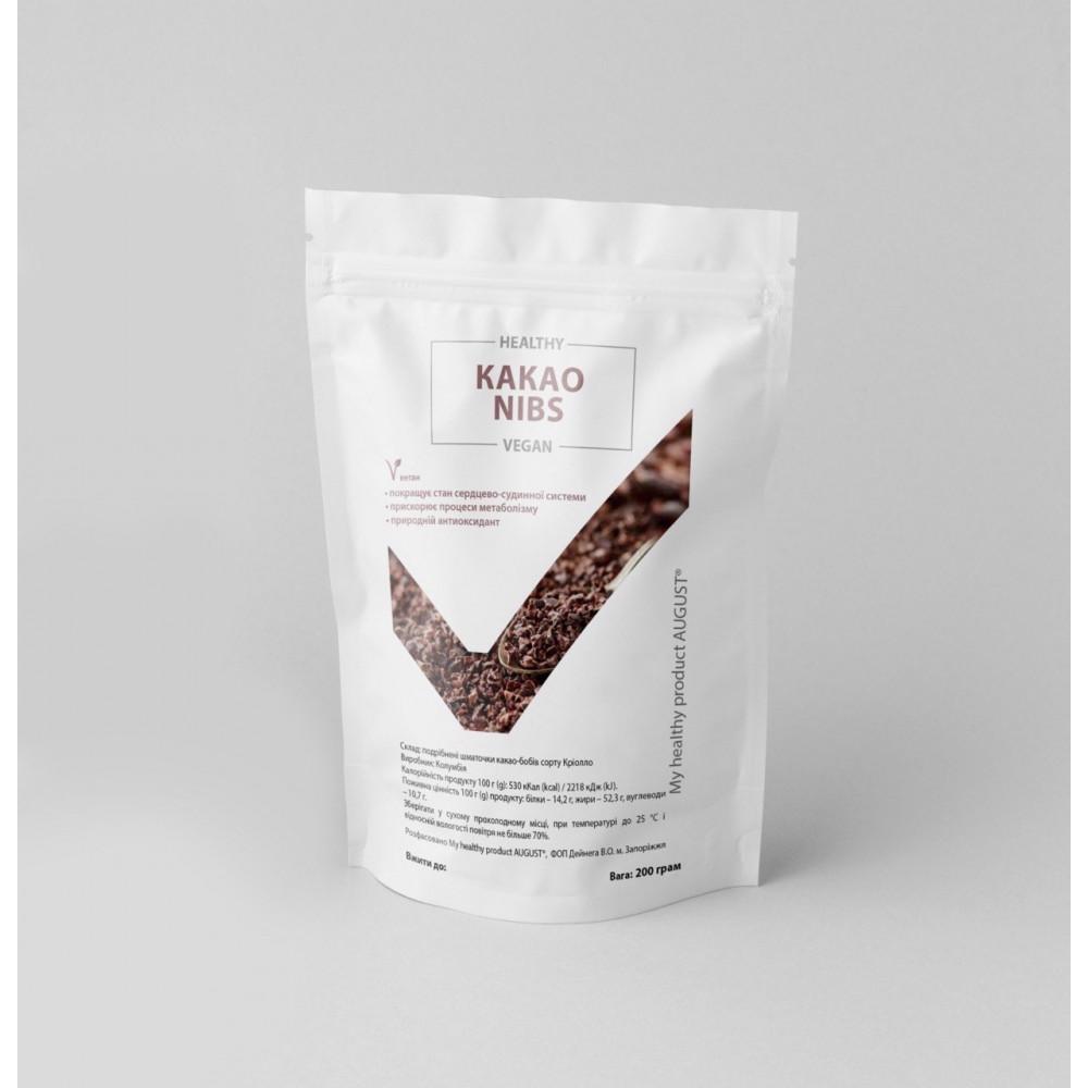 Какао NIBS My healthy product August преміум 1000 г