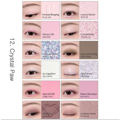 Палетка теней Clio Eye Palette air 12 Crystal Paw Koshort Edition (8809970755499) - фото 2