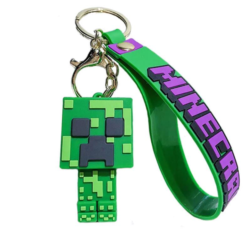 Брелок Крипер а Minecraft для ключей/сумок/рюкзаков
