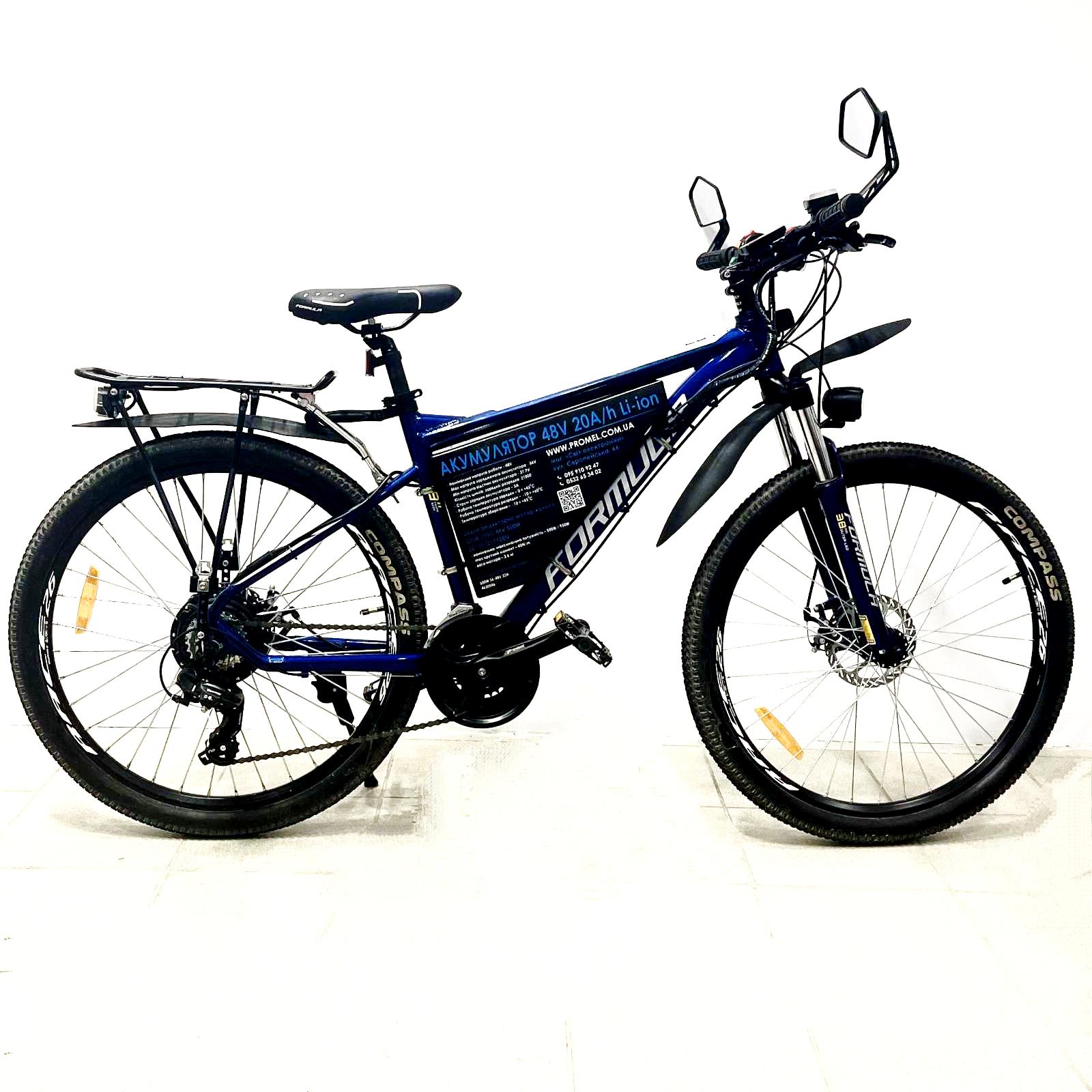 Електровелосипед TIRAS F-1 AM DD 48V/500W Li-ion 21700 20 Ah 26" (25506141) - фото 2 Електровелосипед TIRAS F-1 AM DD 48V/500W Li-ion 21700 20 Ah 26" (25506141) - фото 2