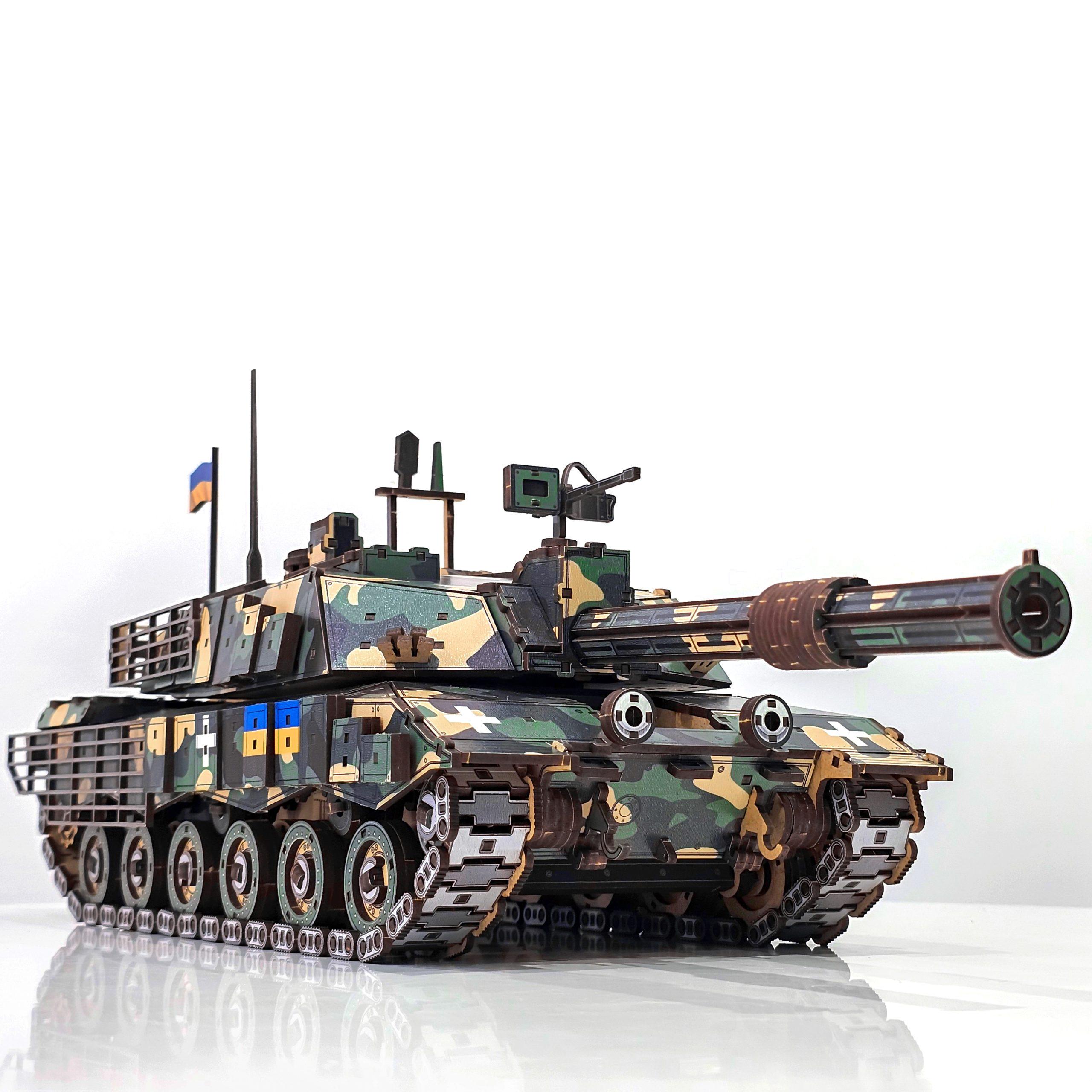 Конструктор дерев'яний THEGRAVIX Танк CHALLENGER 2 (28150833) - фото 3 Конструктор дерев'яний THEGRAVIX Танк CHALLENGER 2 (28150833) - фото 3