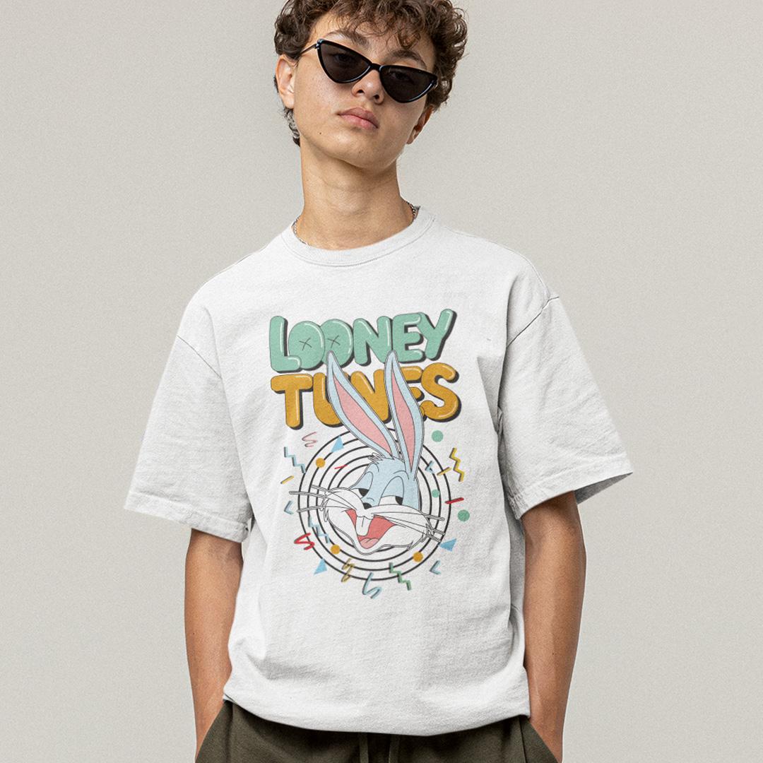 Футболка унисекс Looney Tunes Bugs Bunny 4XL Белый (0000011696)