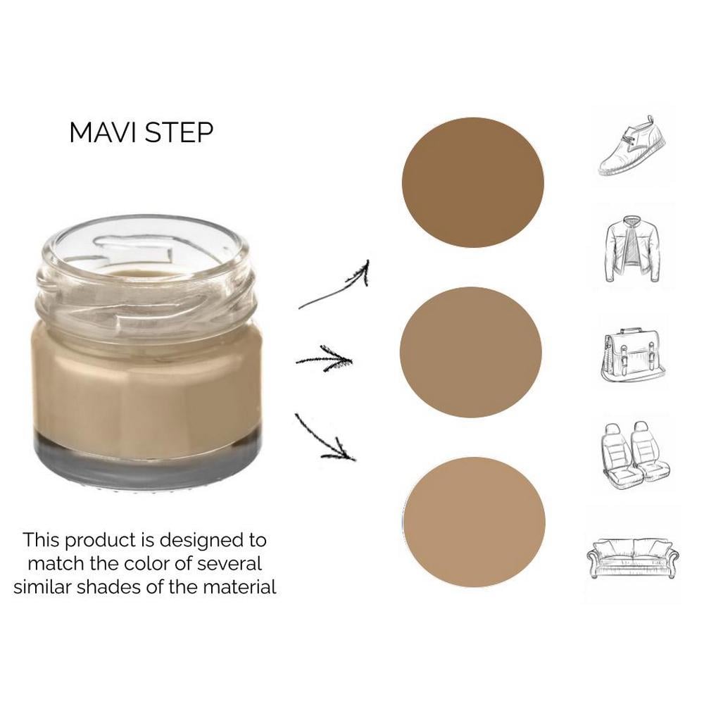 Фарба-бальзам для замші та нубуку MAVI STEP Multi Oil Balm 25 мл Темно-бежевий (E07/167/025) - фото 3