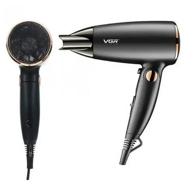 Фен VGR V 439 1600 Вт Чорний (GR-04752) - фото 2