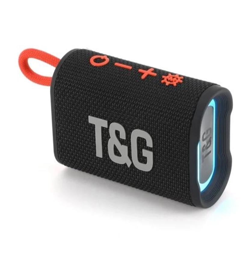 Портативна колонка T&G TG-396 Bluetooth Black (30151187ER) - фото 1