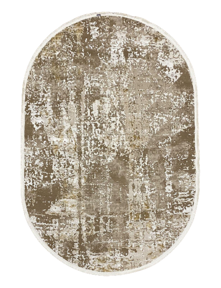 Ковер Carina Kr04A 2х3 м Light Brown/Oval (6058-38)