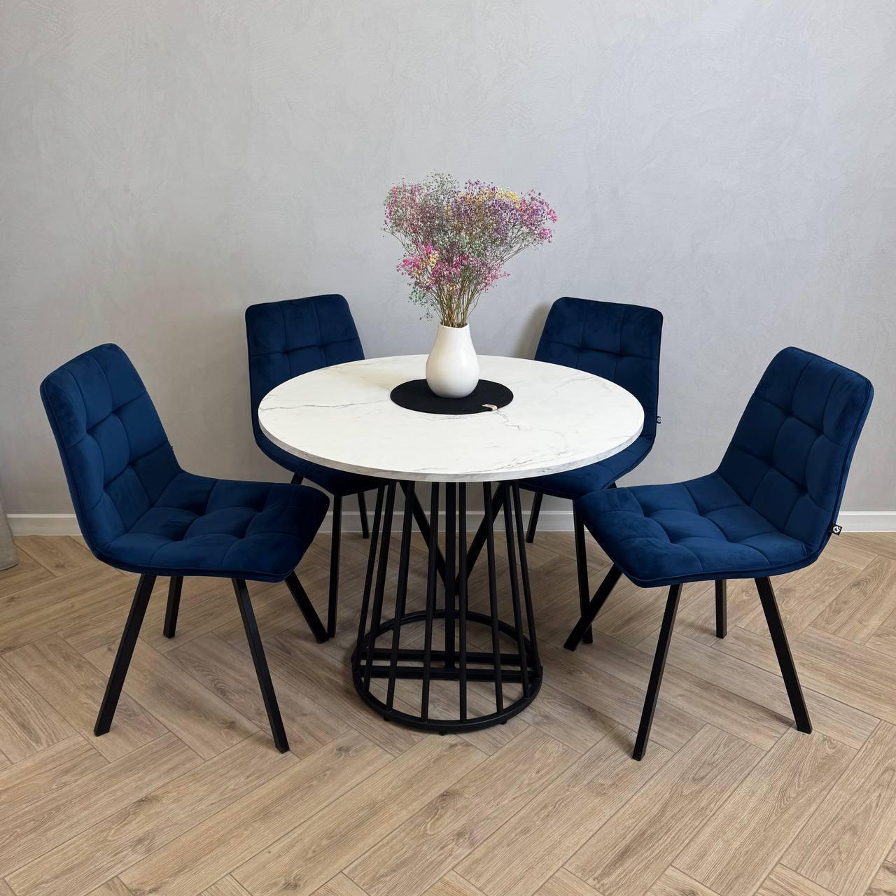 Стол кухонный раздвижной Grace УТП028007 Loft 2,9 м Мармур Кришталь/Черный - фото 5 Стол кухонный раздвижной Grace УТП028007 Loft 2,9 м Мармур Кришталь/Черный - фото 5